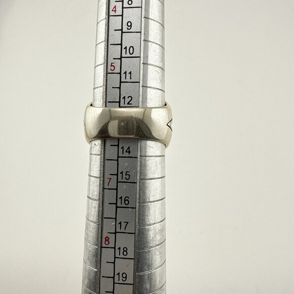 Carolyn Pollack Ring Pink Rose Floral Flower Rhodonite Carved 6 Sterling Silver - Picture 7 of 9